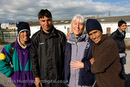 Refugees in Calais with volunteer charity workers from Salam. France.
© Jess Hurd/reportdigital.co.uk
Tel: 01789-262151/07831-121483  
info@reportdigital.co.uk  
NUJ recommended terms & conditions apply. Moral rights asserted under Copyright Designs & Patents Act 1988. Credit is required. No part of this photo to be stored, reproduced, manipulated or transmitted by any means without permission.