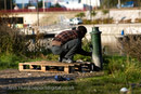 Refugees sleeping rough in Calais are forced to wash at a water pump. France.
© Jess Hurd/reportdigital.co.uk
Tel: 01789-262151/07831-121483  
info@reportdigital.co.uk  
NUJ recommended terms & conditions apply. Moral rights asserted under Copyright Designs & Patents Act 1988. Credit is required. No part of this photo to be stored, reproduced, manipulated or transmitted by any means without permission.