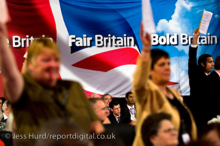 Labour Party Conference 2009. Brighton.

© Jess Hurd/reportdigital.co.uk
Tel: 01789-262151/07831-121483  
info@reportdigital.co.uk  
NUJ recommended terms & conditions apply. Moral rights asserted under Copyright Designs & Patents Act 1988. Credit is required. No part of this photo to be stored, reproduced, manipulated or transmitted by any means without permission.