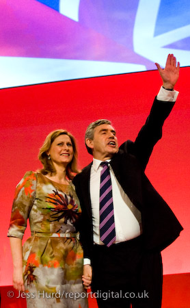 Gordon and Sarah Brown. Labour Party Conference 2009. Brighton.

© Jess Hurd/reportdigital.co.uk
Tel: 01789-262151/07831-121483  
info@reportdigital.co.uk  
NUJ recommended terms & conditions apply. Moral rights asserted under Copyright Designs & Patents Act 1988. Credit is required. No part of this photo to be stored, reproduced, manipulated or transmitted by any means without permission.