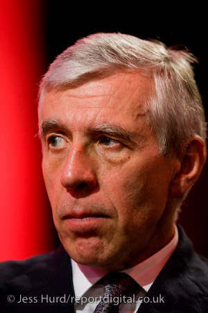Jack Straw MP. Labour Party Conference 2009. Brighton.

© Jess Hurd/reportdigital.co.uk
Tel: 01789-262151/07831-121483  
info@reportdigital.co.uk  
NUJ recommended terms & conditions apply. Moral rights asserted under Copyright Designs & Patents Act 1988. Credit is required. No part of this photo to be stored, reproduced, manipulated or transmitted by any means without permission.