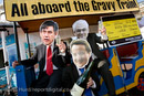 Gordon Brown, Alistair Darling and David Cameron on a Vote for Change sponsored gravy train. Brighton.

© Jess Hurd/reportdigital.co.uk
Tel: 01789-262151/07831-121483  
info@reportdigital.co.uk  
NUJ recommended terms & conditions apply. Moral rights asserted under Copyright Designs & Patents Act 1988. Credit is required. No part of this photo to be stored, reproduced, manipulated or transmitted by any means without permission.