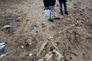 Homeless refugees in Calais cross the area where they lived in the woods before the Jungle was cleared. France.
© Jess Hurd/reportdigital.co.uk
Tel: 01789-262151/07831-121483  
info@reportdigital.co.uk  
NUJ recommended terms & conditions apply. Moral rights asserted under Copyright Designs & Patents Act 1988. Credit is required. No part of this photo to be stored, reproduced, manipulated or transmitted by any means without permission.