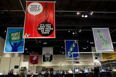 Conservative Party propaganda adornes the press room at Tory Conference 2009. Manchester.

© Jess Hurd/reportdigital.co.uk
Tel: 01789-262151/07831-121483  
info@reportdigital.co.uk  
NUJ recommended terms & conditions apply. Moral rights asserted under Copyright Designs & Patents Act 1988. Credit is required. No part of this photo to be stored, reproduced, manipulated or transmitted by any means without permission.