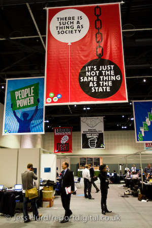 Anti Labour Party propaganda in the Conservative Party Conference press room 2009. Manchester.

© Jess Hurd/reportdigital.co.uk
Tel: 01789-262151/07831-121483  
info@reportdigital.co.uk  
NUJ recommended terms & conditions apply. Moral rights asserted under Copyright Designs & Patents Act 1988. Credit is required. No part of this photo to be stored, reproduced, manipulated or transmitted by any means without permission.