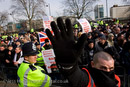 English Defence League march in support of the Dutch Islamophobic politician Geert Wilders who was a guest of UKIP at the Houses of Parliament. London.

© Jess Hurd/reportdigital.co.uk
Tel: 01789-262151/07831-121483  
info@reportdigital.co.uk  
NUJ recommended terms & conditions apply. Moral rights asserted under Copyright Designs & Patents Act 1988. Credit is required. No part of this photo to be stored, reproduced, manipulated or transmitted by any means without permission.