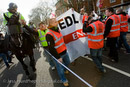English Defence League march in support of the Dutch Islamophobic politician Geert Wilders who was a guest of UKIP at the Houses of Parliament. London.

© Jess Hurd/reportdigital.co.uk
Tel: 01789-262151/07831-121483  
info@reportdigital.co.uk  
NUJ recommended terms & conditions apply. Moral rights asserted under Copyright Designs & Patents Act 1988. Credit is required. No part of this photo to be stored, reproduced, manipulated or transmitted by any means without permission.