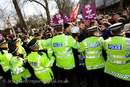 UAF protesters are arrested by the police as the English Defence League march in support of the Dutch Islamophobic politician Geert Wilders who was a guest of UKIP at the Houses of Parliament. London.

© Jess Hurd/reportdigital.co.uk
Tel: 01789-262151/07831-121483  
info@reportdigital.co.uk  
NUJ recommended terms & conditions apply. Moral rights asserted under Copyright Designs & Patents Act 1988. Credit is required. No part of this photo to be stored, reproduced, manipulated or transmitted by any means without permission.