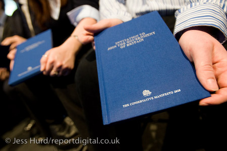 Conservative Party launch their election Manifesto. Battersea Power Station, London.

© Jess Hurd/reportdigital.co.uk
Tel: 01789-262151/07831-121483  
info@reportdigital.co.uk  
NUJ recommended terms & conditions apply. Moral rights asserted under Copyright Designs & Patents Act 1988. Credit is required. No part of this photo to be stored, reproduced, manipulated or transmitted by any means without permission.
