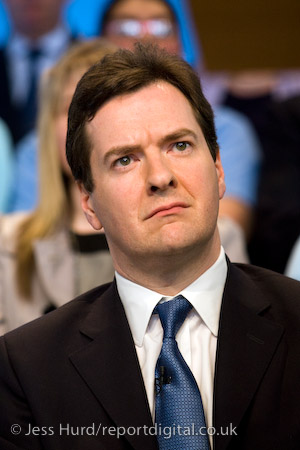 George Osbourne MP. Conservative Party launch their election Manifesto. Battersea Power Station, London.

© Jess Hurd/reportdigital.co.uk
Tel: 01789-262151/07831-121483  
info@reportdigital.co.uk  
NUJ recommended terms & conditions apply. Moral rights asserted under Copyright Designs & Patents Act 1988. Credit is required. No part of this photo to be stored, reproduced, manipulated or transmitted by any means without permission.