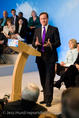 David Cameron. Conservative Party launch their election Manifesto. Battersea Power Station, London.

© Jess Hurd/reportdigital.co.uk
Tel: 01789-262151/07831-121483  
info@reportdigital.co.uk  
NUJ recommended terms & conditions apply. Moral rights asserted under Copyright Designs & Patents Act 1988. Credit is required. No part of this photo to be stored, reproduced, manipulated or transmitted by any means without permission.